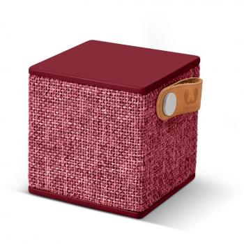 Fresh'N Rebel Rockbox Cube - Altavoz portátil con Bluetooth, color rojo