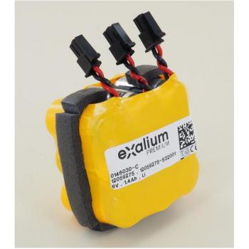 Triple pack 9V Litio EXALIUM PREMIUM 0146030 para baliza Kannad