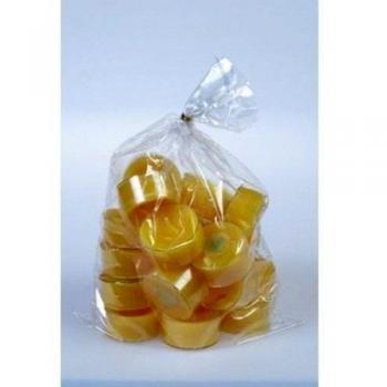 20Original Danés velas sin aroma en acrílico de Cup Colores teñida sol amarillo