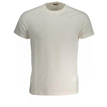 K-Way Men's White Cotton T-Shirt - XXL, Short Sleeve with Logo