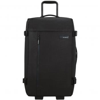 Maleta Samsonite Roader Mediana con Ruedas, 68cm, color Negro Profundo, con Cerradura Combinada y Cremallera con Cierre, capacidad de 81L