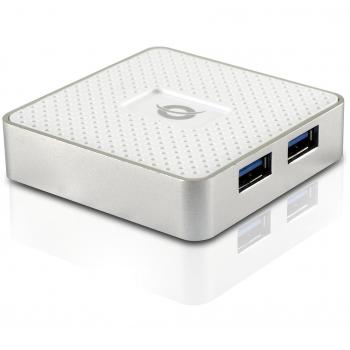 Conceptronic C4USB3 - Hub de red, 4 puertos, sobremesa