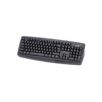 Teclado Genius KB-110X, QWERTY Español, PS/2, Color Negro
