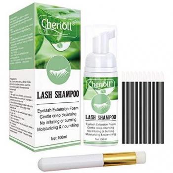 Espuma limpiadora de pestañas, Herramienta de Champú Profesional Para Pestañas, Limpiador de Extensión de Pestañas Para Ojos y Pestañas Herramienta de Champú