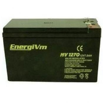BATERIA 12V 7AH MHB MS7-12 151 X 65 X 100 MM