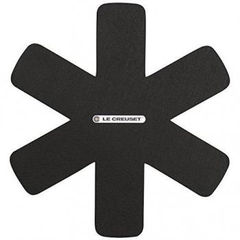 Le Creuset Set de 3 protectores de utensilios, Apto para todo tipo de ollas y sartenes, Negro, 95003440140300