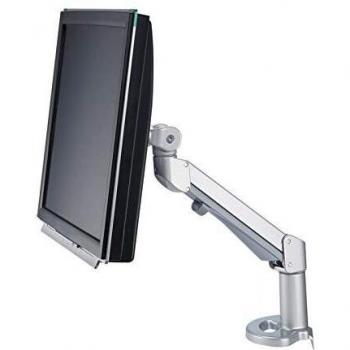 Soporte de Mesa para Monitor LCD Neumático, Inclinable, Reg adjustable en Altura, 1 Articulación Pivotante, hasta 8 kg