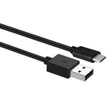 Cable USB-A a USB-C de carga y sincronización de 1 metro de nylon