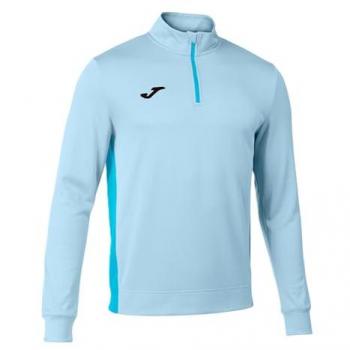 Sudadera Joma Winner II Hombre Celeste con Media Cremallera, Talla 3XS