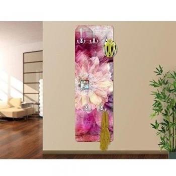 Perchero - Grunge Flower 139x46x2cm, percheros, perchero de pared, perchero pared, percheros pared, percheros modernos