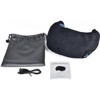 Máscara para ojos Bluetooth inalámbrica con micrófono, música para dormir, lavable y cómoda, ideal para viajes