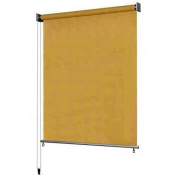 Cream Outdoor Roller Shade 120x140 cm