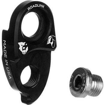 Adaptador Wolf Tooth Roadlink Negro para Punteras - Compatible con transmisiones de 11 y 12 velocidades, permite la instalación de cambios traseros de montaña en bicicletas de carretera, diseño ligero y resistente, acabado en negro