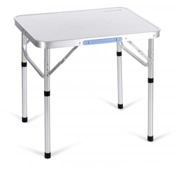oldhorse camping mesa plegable portátil Mesa al aire libre camping de aluminio con 60 x 45 x 56 cm de almacenamiento
