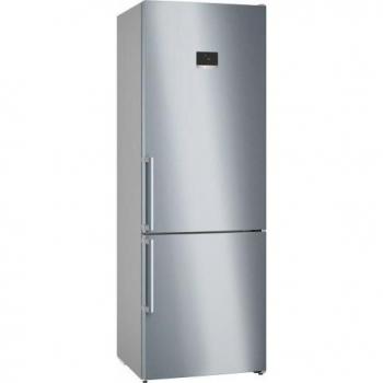Bosch Serie 6 KGN49AICT Combi Fridge Freezer, 440L, Stainless Steel Anti-Fingerprint, VitaFresh XXL, Freestanding, 203cm