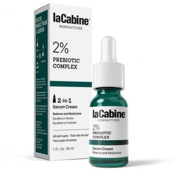 La Cabine 2% Prebiotic Complex Serum Cream 30ml - Hydrating and Nourishing for Mixed to Oily Skin