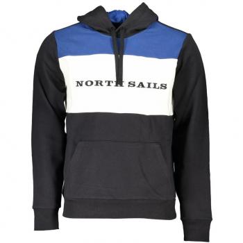 North Sails Black Cotton Hoodie - XXL