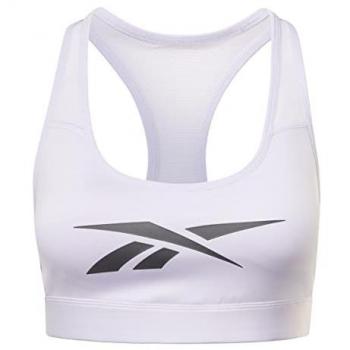 Reebok Sujetador Deportivo Lux Vector Racer Bra de Impacto Medio Lila para Mujer