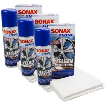 3 x Sonax 02361000 Xtreme Llanta sellado Hybrid netp Rojo Collection Technology 250 m