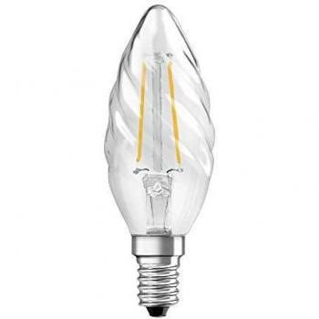 Bombilla LED E14 2,5W 2700K 250Lumen Filamento Torsionado
