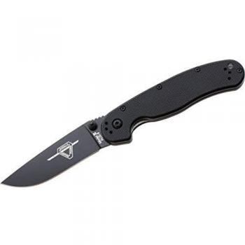 Ontario RAT-2 BP Black Plain Edge Folding Knife