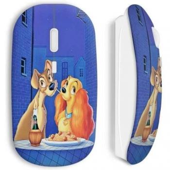 Ratón inalámbrico La Bella y el Pobre con diseño exclusivo