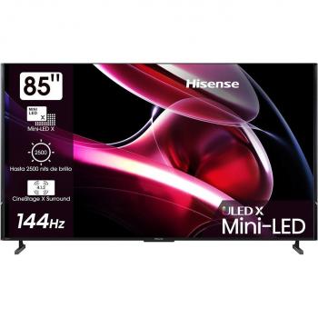 Hisense 85UXKQ 85-inch Mini LED UHD 4K Smart TV with Artificial Intelligence and Wi-Fi, Antracite