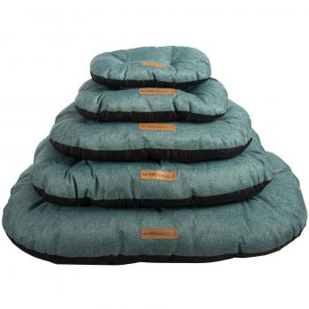 Colchón Ovalado M-Pets Oleron Azul XXL (99 x 60 x 16 cm) para Perros