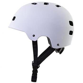 Casco Urbano Urban Motion EPS CE para Patinetes Eléctricos y Bicicletas, Ajustable con Rueda, Homologado EN-1078, Tamaño Large, Color Blanco