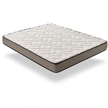 Colchón Viscoelástico Luxury Bio Relax 67.5x200 cm, Altura 21 cm ±2, Firmeza Media-Alta con Gel Viscoelástico
