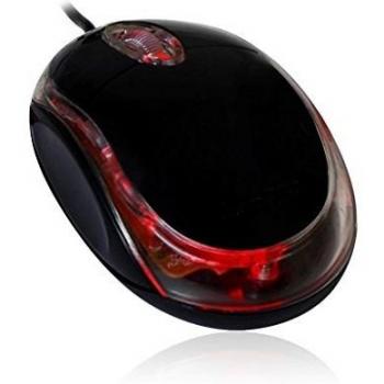 Ratón Óptico Vakoss BM200, USB, 1000 dpi en Color Negro