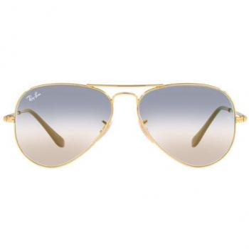 Ray-Ban Aviator Metal II 001/GD Men's Gold Sunglasses 55mm
