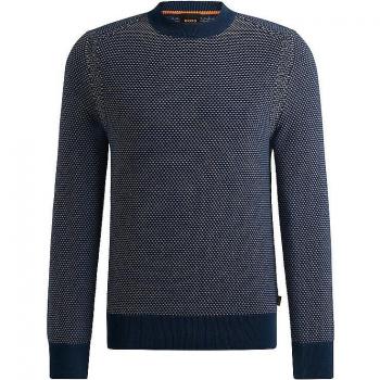 BOSS Kaposki Blue Pullover Sweater for Men - XXL