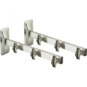 Tendedero de Pared con Sistema de 4 Poleas y Cuerdas de Acero Inoxidable