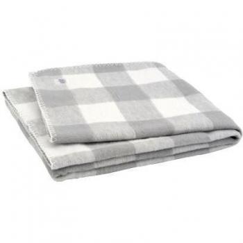 Jollein 514-511-64965 - Cubierta suave 75 x 100 cm, color: gris a cuadros
