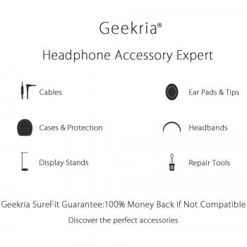 Geekria Earpad for Sony MDR-V150, V200, V250, V300, V400, ZX300 Headphones Replacement Ear Pad/Ear Cushion/Ear Cups/Ear Cover/Earpads Repair Parts