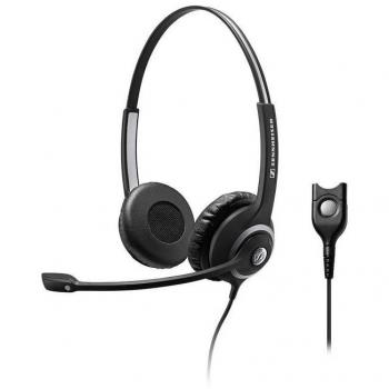 Auriculares Binaurales Sennheiser SH 250 con Conexión Doble y Almohadillas Grandes