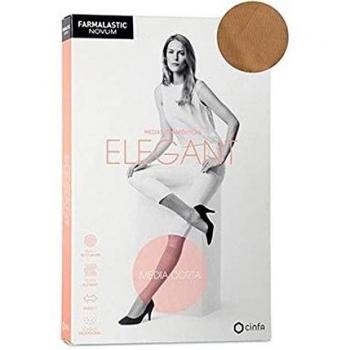 FARMALASTIC MEDIA CORTA NOVUM ELEGANT CANELA T2