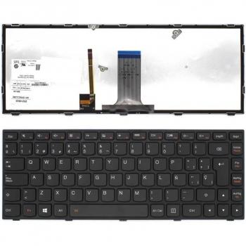 TECLADO RETROILUMINADO PARA PORTÁTIL LENOVO G40-70 NEGRO