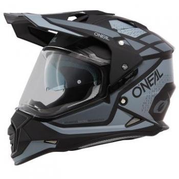 O'Neal Casco de motocross Adventure Sierra R Negro-Gris