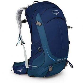 Osprey Stratos 34 Men's Ventilated Hiking Pack - Eclipse Blue