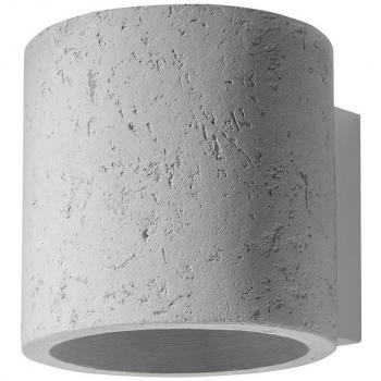 Aplique de Hormigón ORBIS G9 Blanco con Iluminación LED para Interior