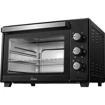 Horno Eléctrico Ventilado Ardes AR6238B Gustavo Dark 38L 1600W con 6 Funciones y Accesorios Incluidos Negro