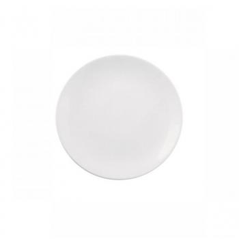 EO Plato Llano de Porcelana de 27CM - Caja con 6 Unidades - Resistente y Fácil de Limpiar