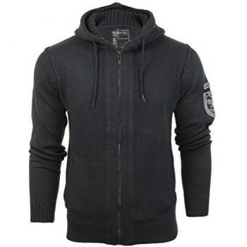 Para hombre Cardigan Jersey 'crucero' Disidente mezcla de lana de punto azul Zissou - Dark Navy Medium