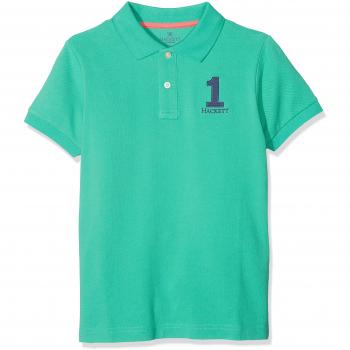 Hackett London New Class SS, Polo para Niños, Verde
