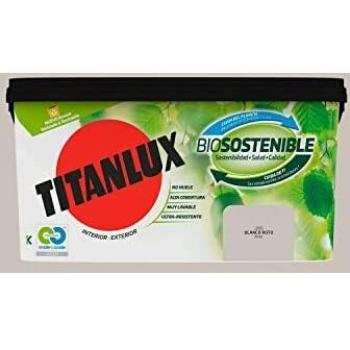 Titanlux Biosostenible pintura para paredes Blanco Roto 4L