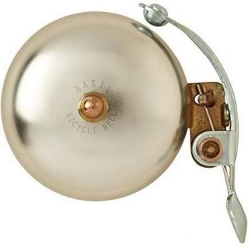 Basil Portland Bell Brass Timbre de Bicicleta, Hombre, Plateado, Talla Única