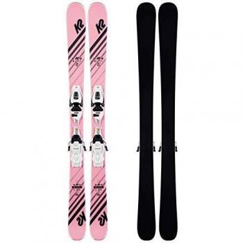 K2 Missy 4.5 FDT JR 10D0807.209.1.129-Ski 129 - Juego de esquís con Fijaciones para niña