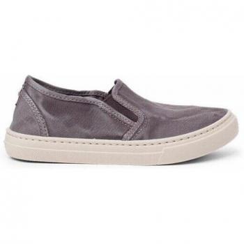 Zapatillas de lona para bebés con efecto desgastado y elástico lateral
